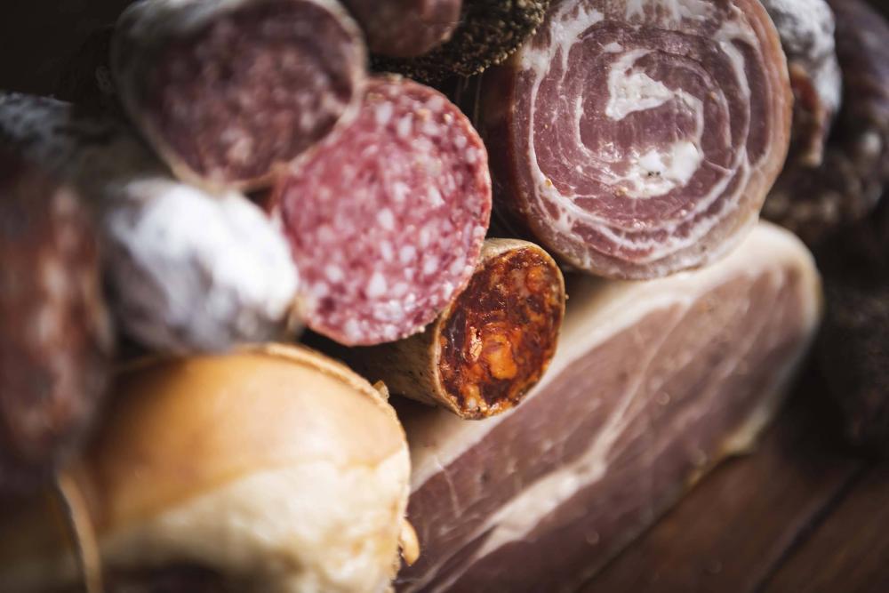 sélection de charcuterie