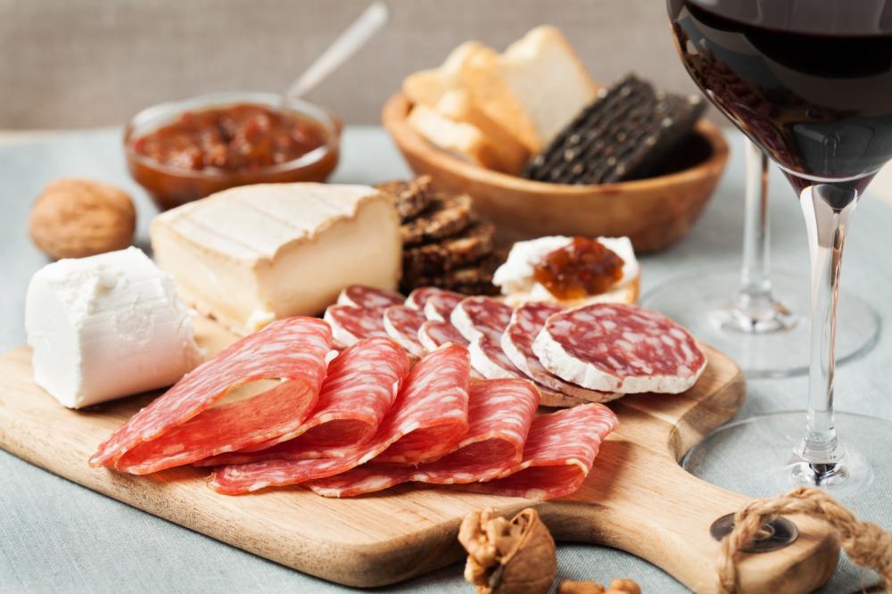plateau charcuterie et fromage